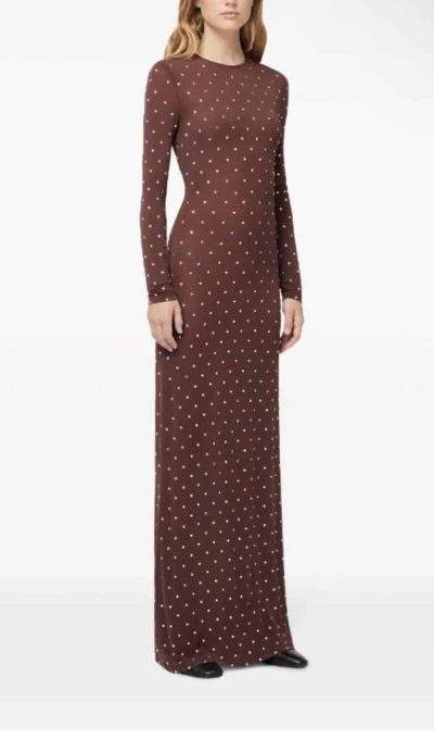 brown paco rabanne knit