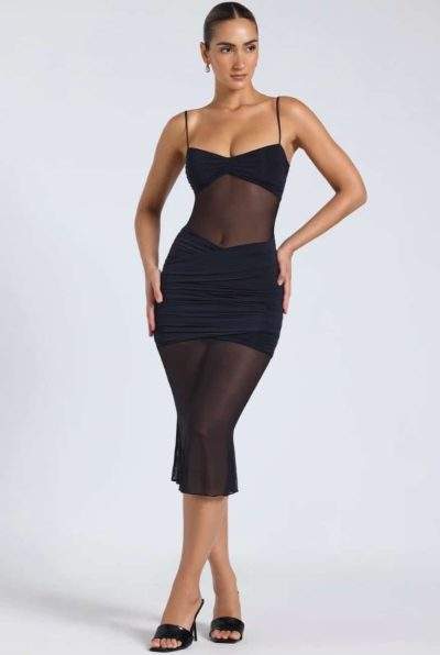 polly dress black