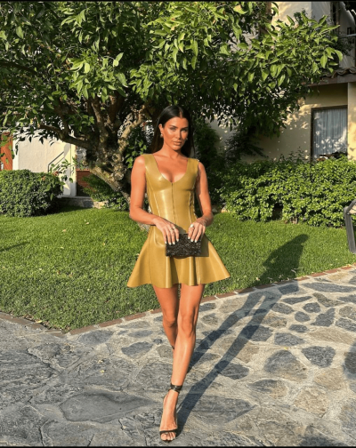 olive green leather norma